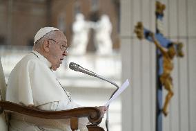 Pope Francis Wednesday Audience - Vatican