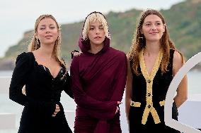 Esther Exposito, Malena Villa, Mathilde Ollivier,Isabel Peña, Pedro Martin Calero Attends At The Photocall El Llanto During The