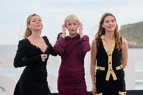 Esther Exposito, Malena Villa, Mathilde Ollivier,Isabel Peña, Pedro Martin Calero Attends At The Photocall El Llanto During The