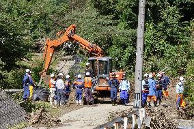 Aftermath of heavy rain in Ishikawa Pref.