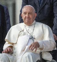 Pope Francis General Weekly Audience - Vatican