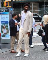 Joel Embiid Out And About - NYC