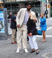 Joel Embiid Out And About - NYC