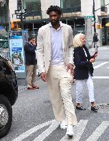 Joel Embiid Out And About - NYC