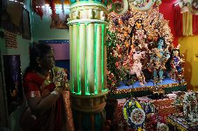 Durga Puja Festival In India, Kolkata, West Bengal