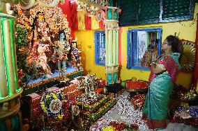 Durga Puja Festival In India, Kolkata, West Bengal