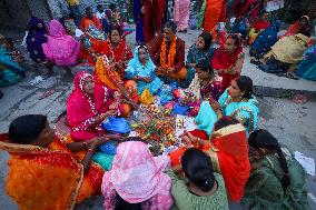 Nepal's Indigenous Tharu Community Celebrates Jitiya Festival