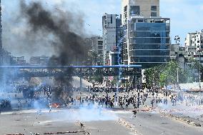 Anti-quota Protest In Dhaka, Bangladesh.