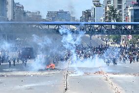 Anti-quota Protest In Dhaka, Bangladesh.