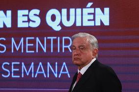 Andres Manuel Lopez Obrador Briefing