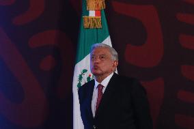 Andres Manuel Lopez Obrador Briefing