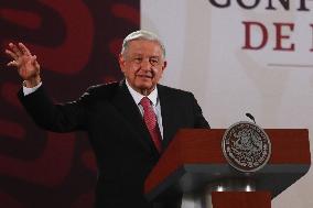 Andres Manuel Lopez Obrador Briefing