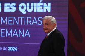 Andres Manuel Lopez Obrador Briefing