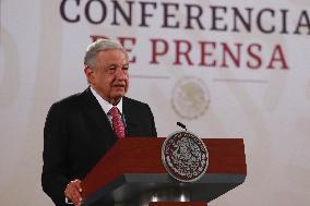 Andres Manuel Lopez Obrador Briefing