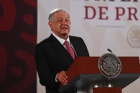 Andres Manuel Lopez Obrador Briefing