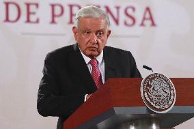 Andres Manuel Lopez Obrador Briefing