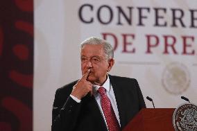 Andres Manuel Lopez Obrador Briefing