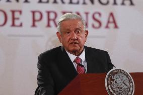 Andres Manuel Lopez Obrador Briefing