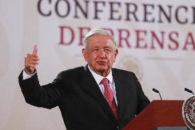 Andres Manuel Lopez Obrador Briefing