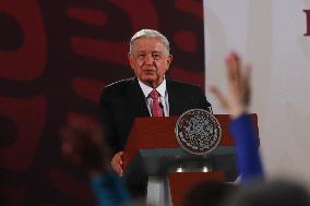 Andres Manuel Lopez Obrador Briefing