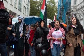 Protest Over Israeli Attacks On Lebanon In Bonn