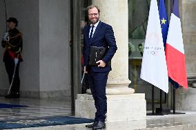 Newly Appointed French Ministers At The Elysee Palace