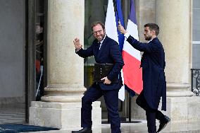 Newly Appointed French Ministers At The Elysee Palace