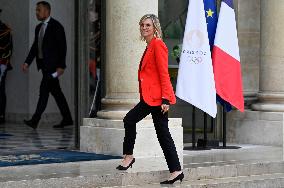 Newly Appointed French Ministers At The Elysee Palace