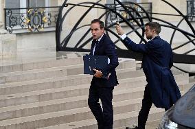 Newly Appointed French Ministers At The Elysee Palace