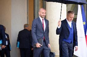 Newly Appointed French Ministers At The Elysee Palace