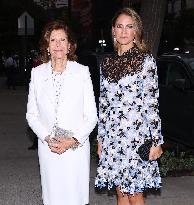 Queen Silvia And Princess Madeleine Attend A Charity - NYC