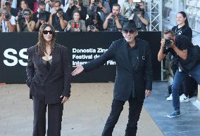 San Sebastian Festival - Monica Bellucci And Tim Burton