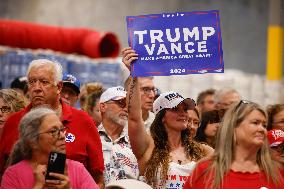 Trump Campaigns In Mint Hill - North Carolina