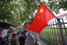 Chinese Celebrate National Day in Nanjing