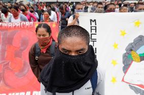 Mothers And Fathers Of The 43 Ayotzinapa Students March 10 Years After Their Disappearance