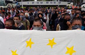 Mothers And Fathers Of The 43 Ayotzinapa Students March 10 Years After Their Disappearance