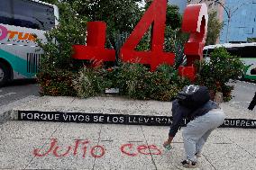 Mothers And Fathers Of The 43 Ayotzinapa Students March 10 Years After Their Disappearance