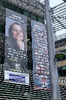 Cecile Kohler Portrait On Grand Est Region Headquarters Facade - Strasbourg