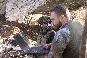 Ukrainian Unit Of Attack UAVs On The Frontline