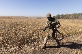 Ukrainian Unit Of Attack UAVs On The Frontline