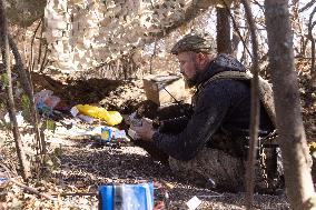 Ukrainian Unit Of Attack UAVs On The Frontline