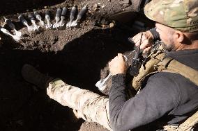 Ukrainian Unit Of Attack UAVs On The Frontline