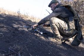 Ukrainian Unit Of Attack UAVs On The Frontline