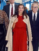 Queen Letizia At  World Cancer Research Day Annual Meeting - Milan