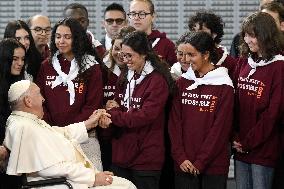 Pope Francis Arrives in Luxembourg