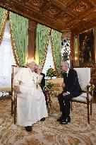 Pope Francis Meets PM Of Luxembourg - Luxembourg