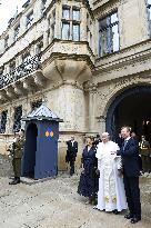 Pope Francis Meets The Royal Family - Luxembourg