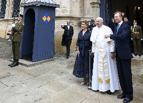 Pope Francis Meets The Royal Family - Luxembourg