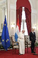 Pope Francis Meets Civil Authorities - Luxembourg