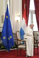 Pope Francis Meets Civil Authorities - Luxembourg